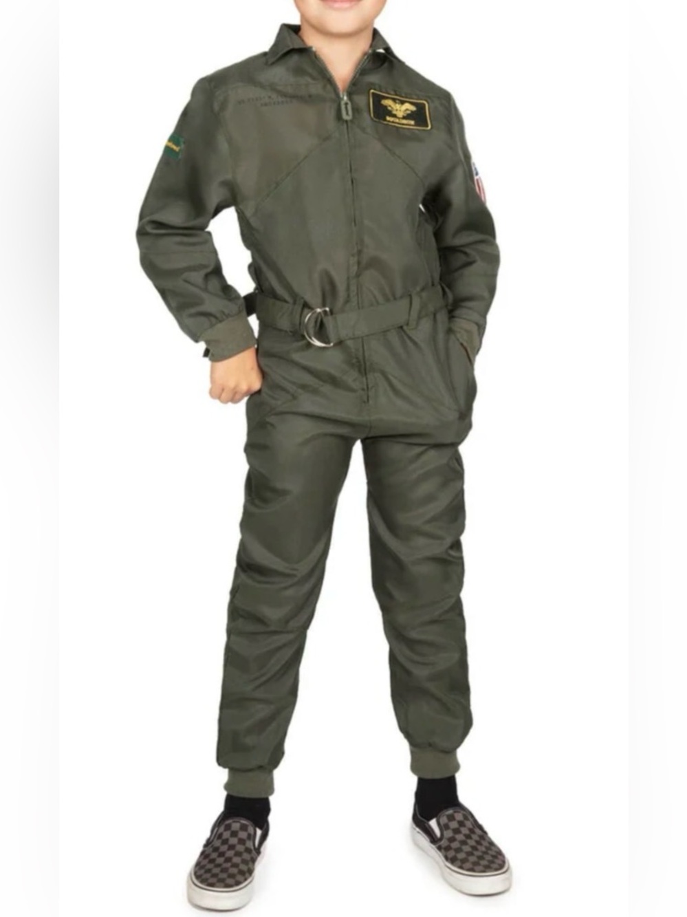 TIPSY ELVES BOY'S PILOT COSTUME SIZE XS (5)